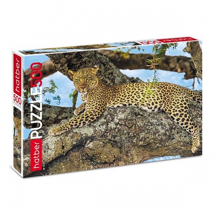 Пазл 500 элементов размер 46 х 34 см – Leopard 
